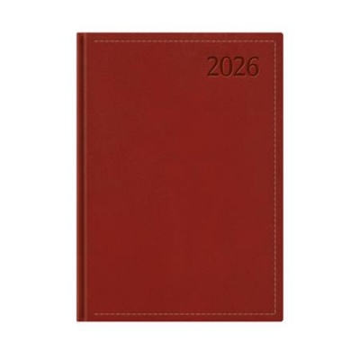 Naptár, tervező, B5, heti, TOPTIMER "Traditional", bordó
