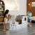 Játékház, színezhető, karton, FELLOWES, Kalózhajó